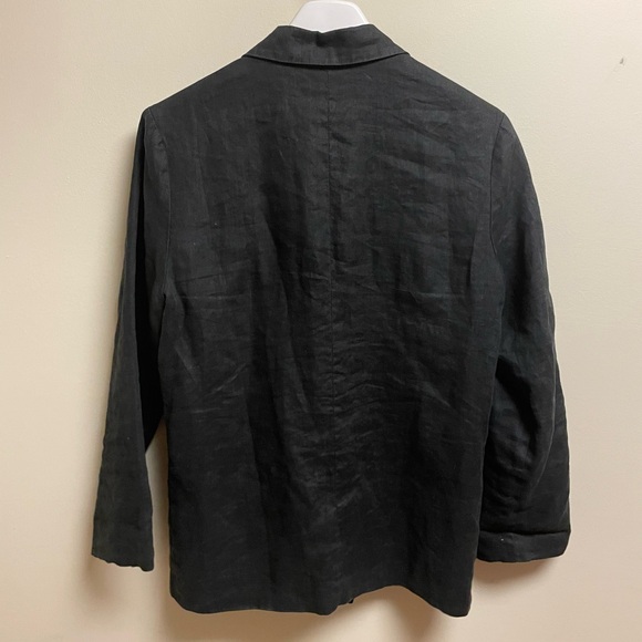 Mink Pink Black Linen Blazer, size small - Picture 4 of 4